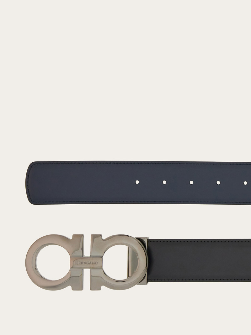 FERRAGAMO Reversible and adjustable Gancini belt outlook