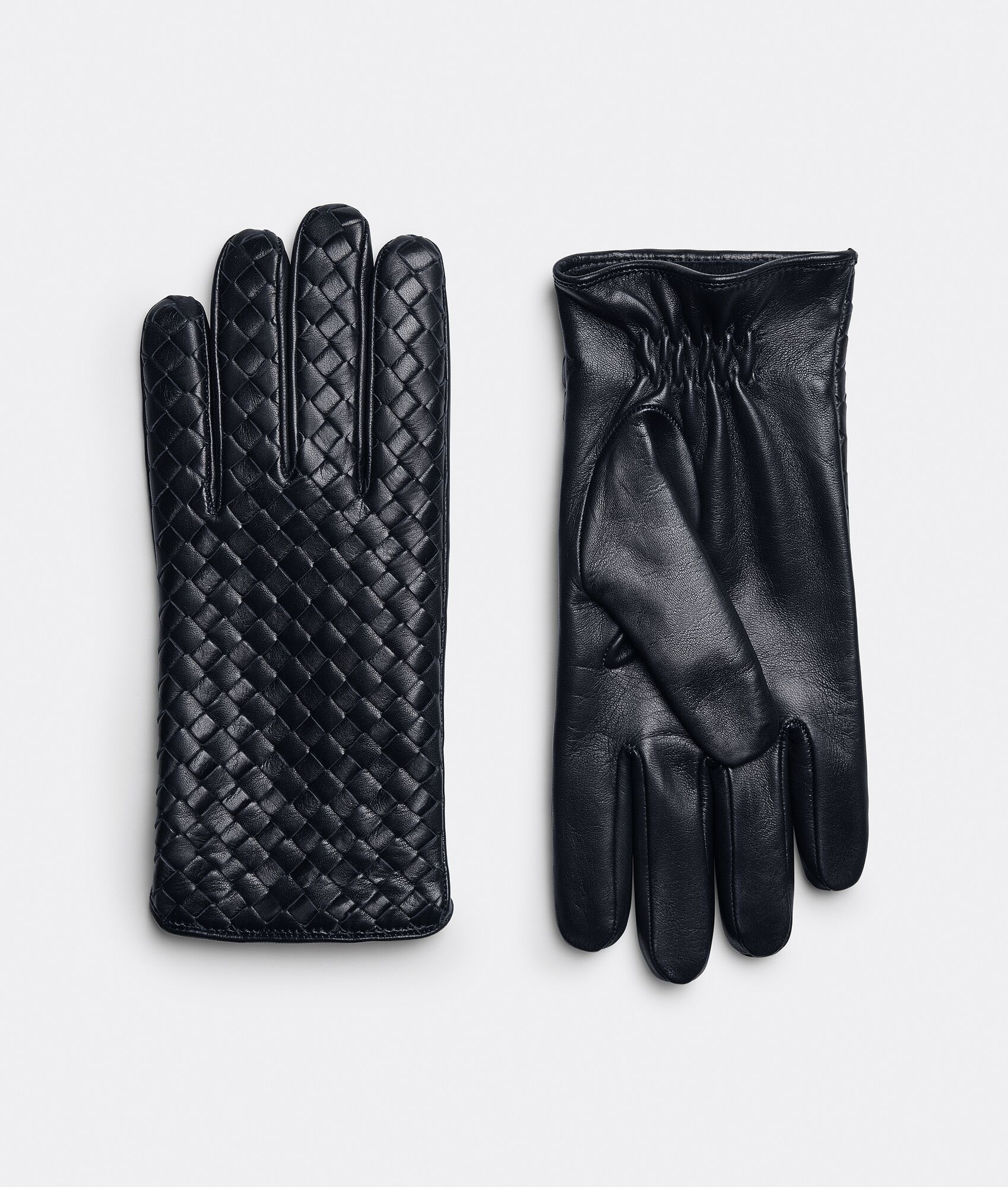 Intrecciato Leather Gloves - 1