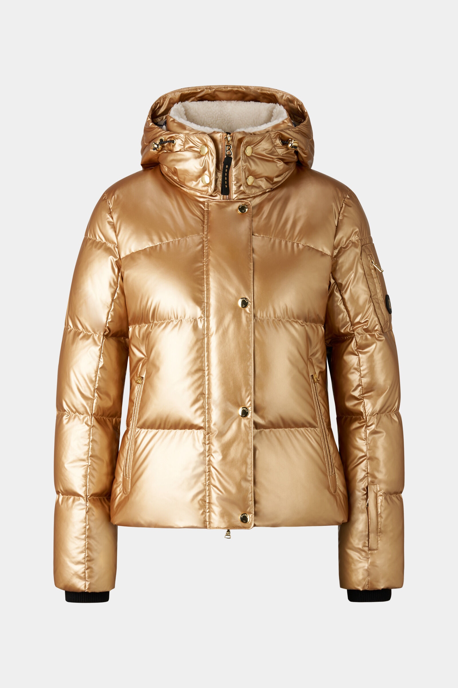 Hella Down ski jacket in Gold - 1