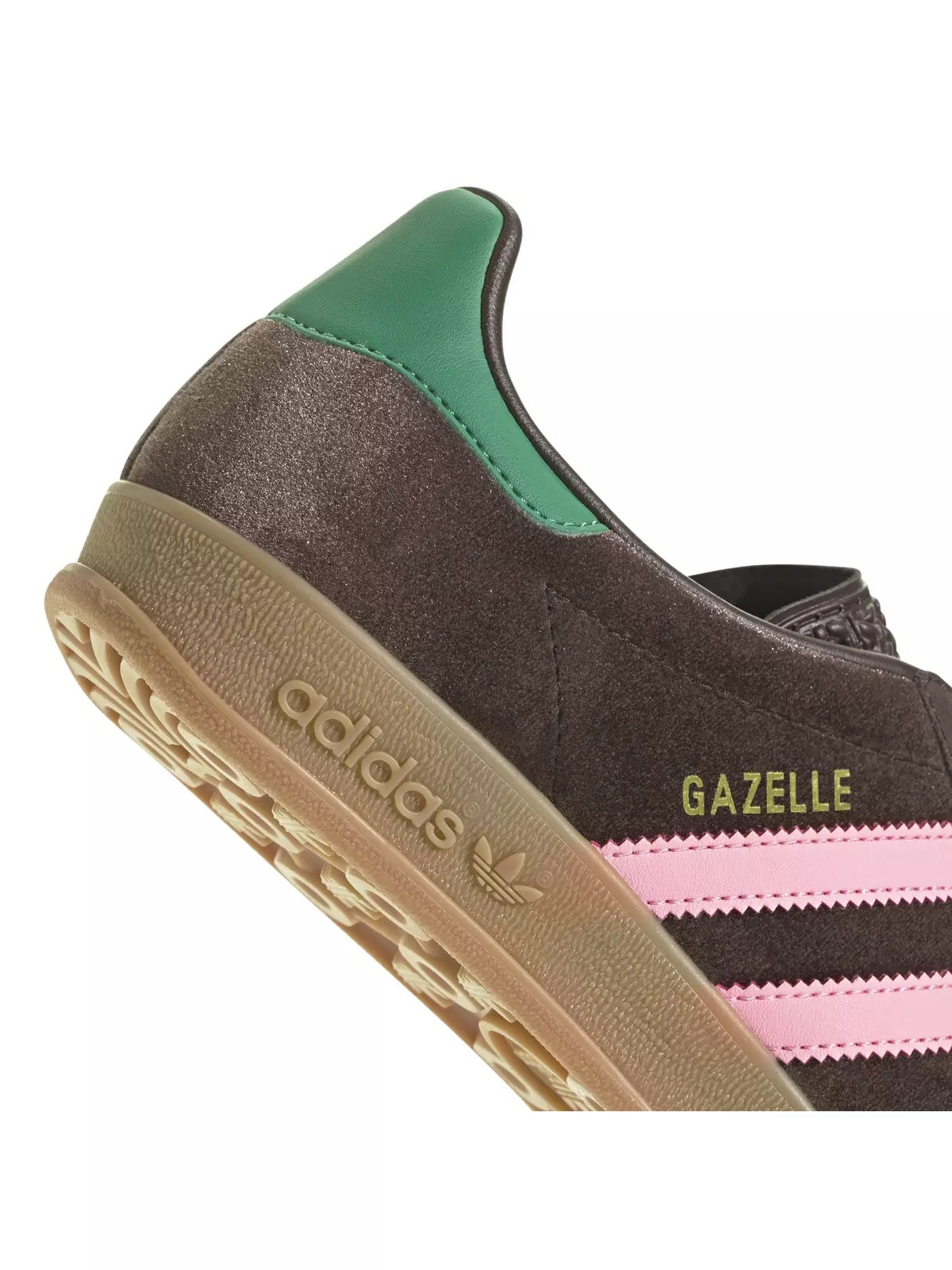 Originals Gazelle "Dark Brown/Glow Pink/Court Green" Women's Shoe - 8