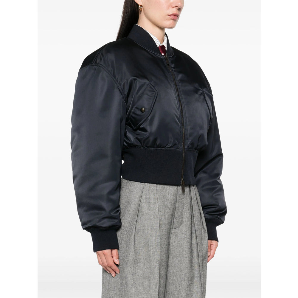 Saint Laurent Blue Jackets - Bomber Jackets Women - 4