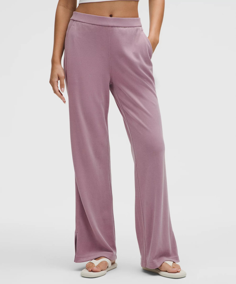 Softstreme High-Rise Wide-Leg Pique Pant *Regular 1
