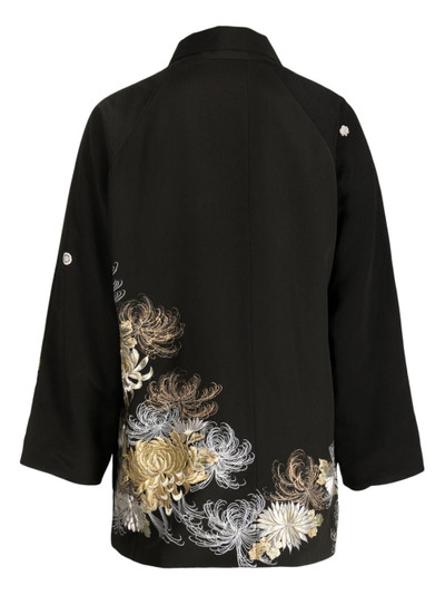 Children of the Discordance floral-embroidered kimono jacket outlook