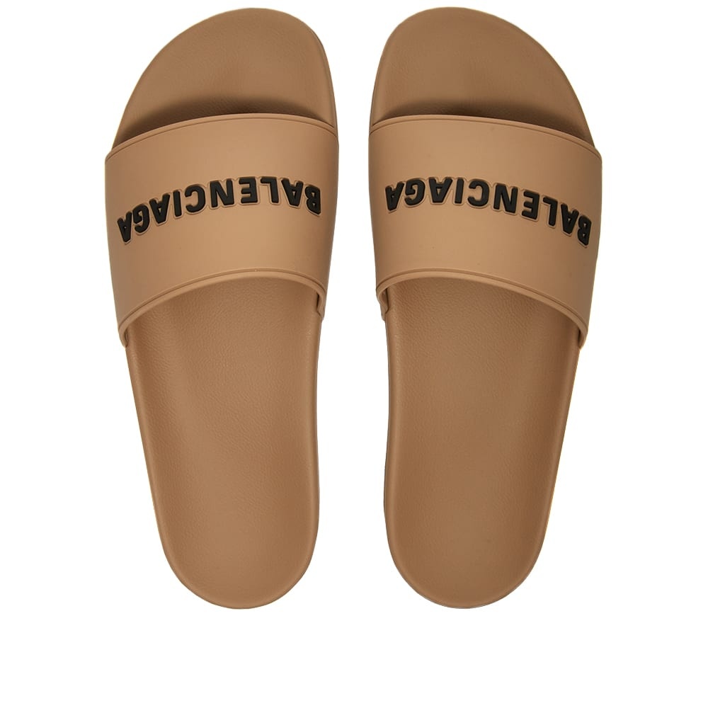 Balenciaga Logo Pool Slide - 5