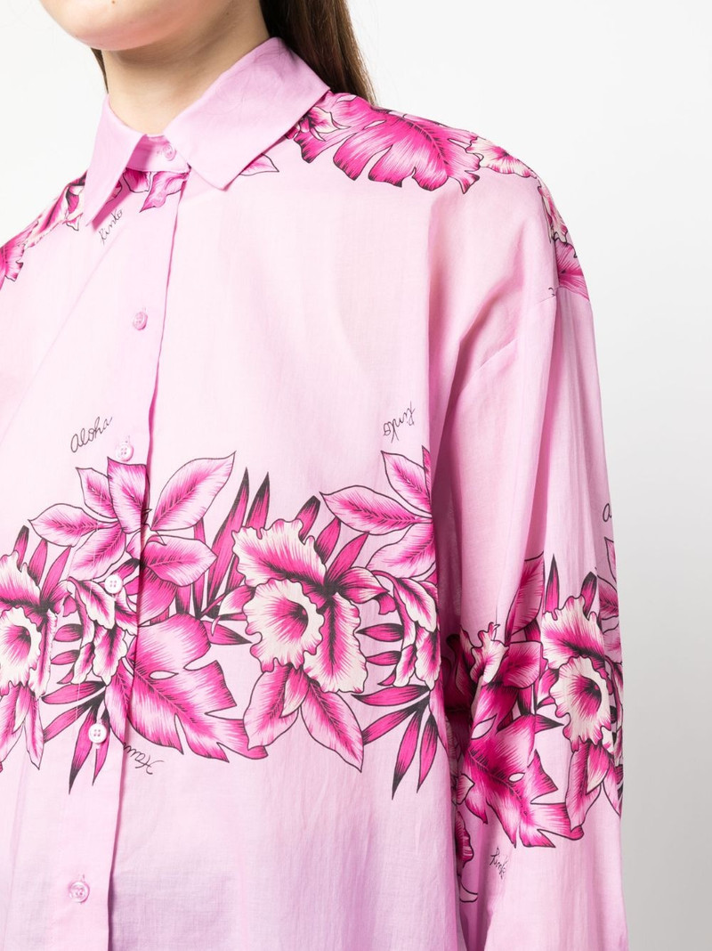 floral-print cotton shirt 5