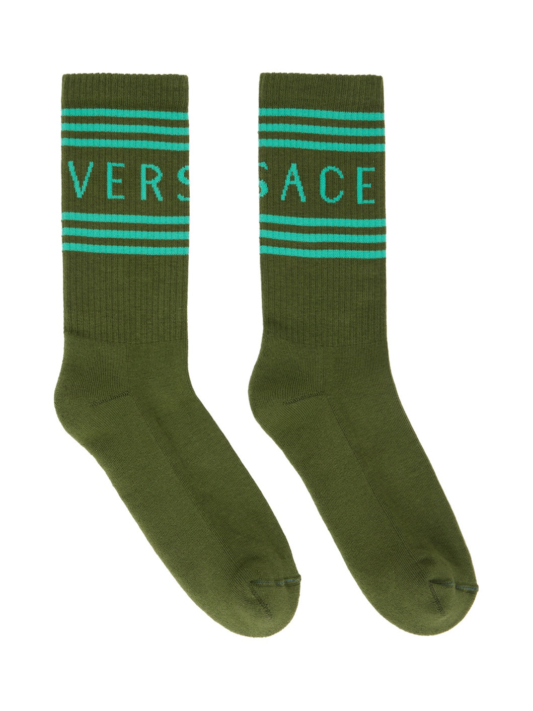 Green Athletic Socks - 1