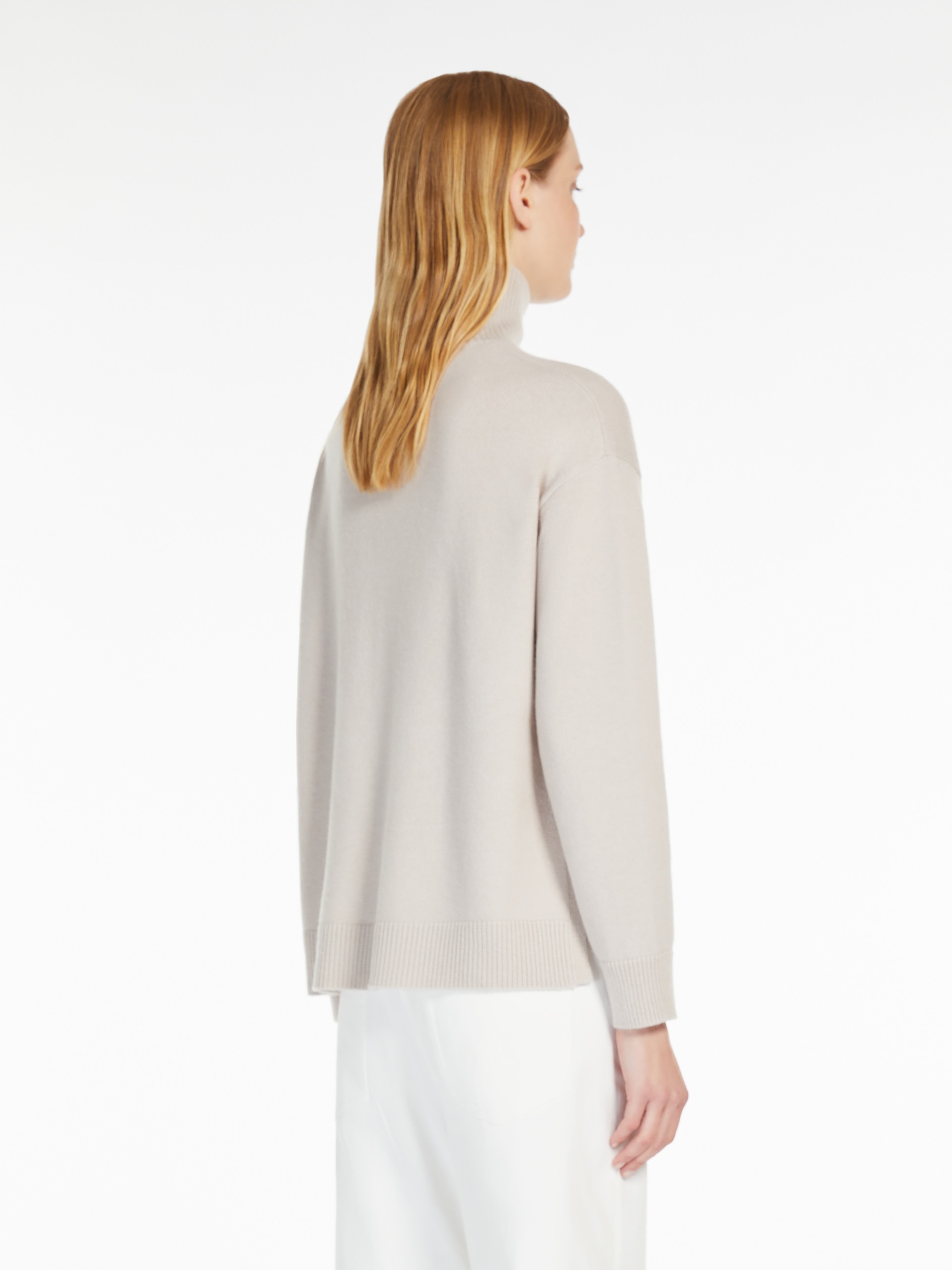 MARTA Wool and cashmere polo-neck sweater - 4