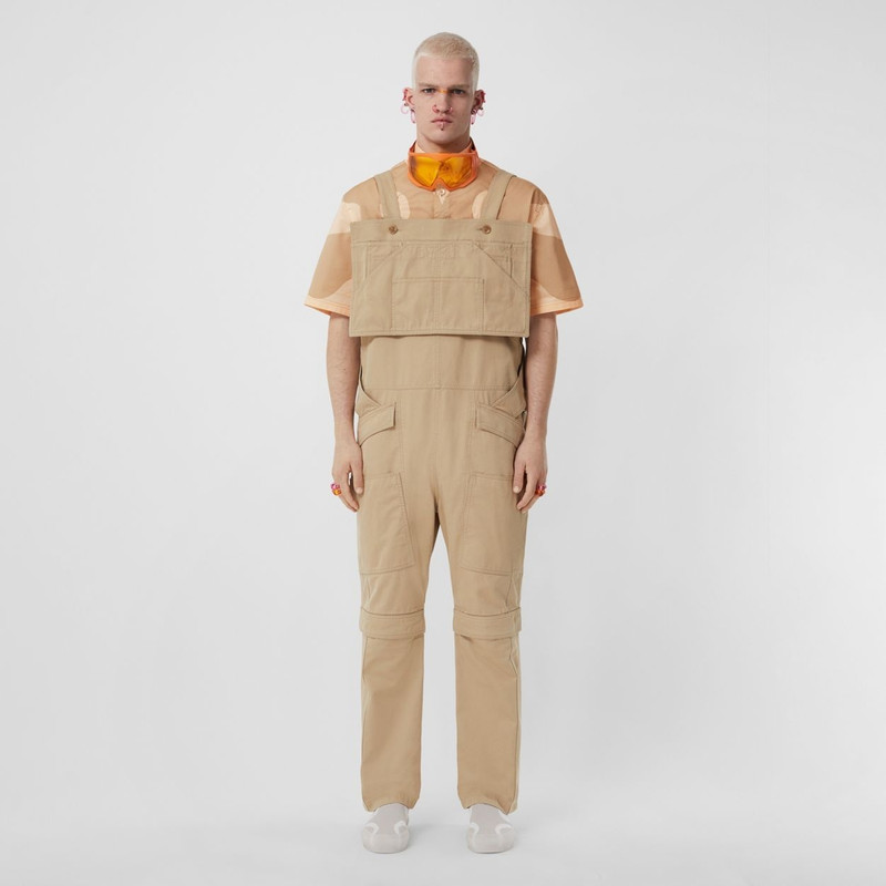 Burberry Cotton Twill Bib-front Trousers outlook