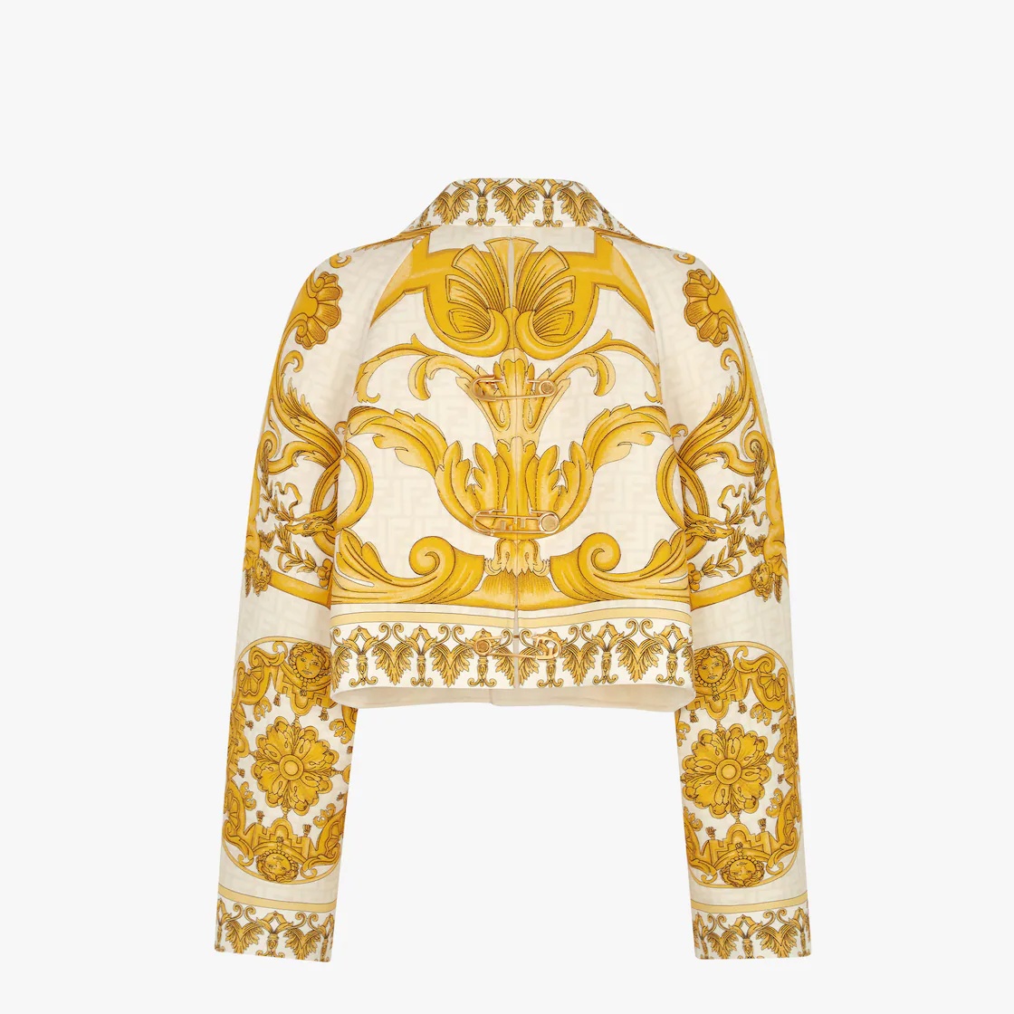 Fendace multicolor wool and silk jacket - 2