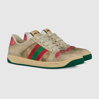 GUCCI Women's Screener leather sneaker outlook