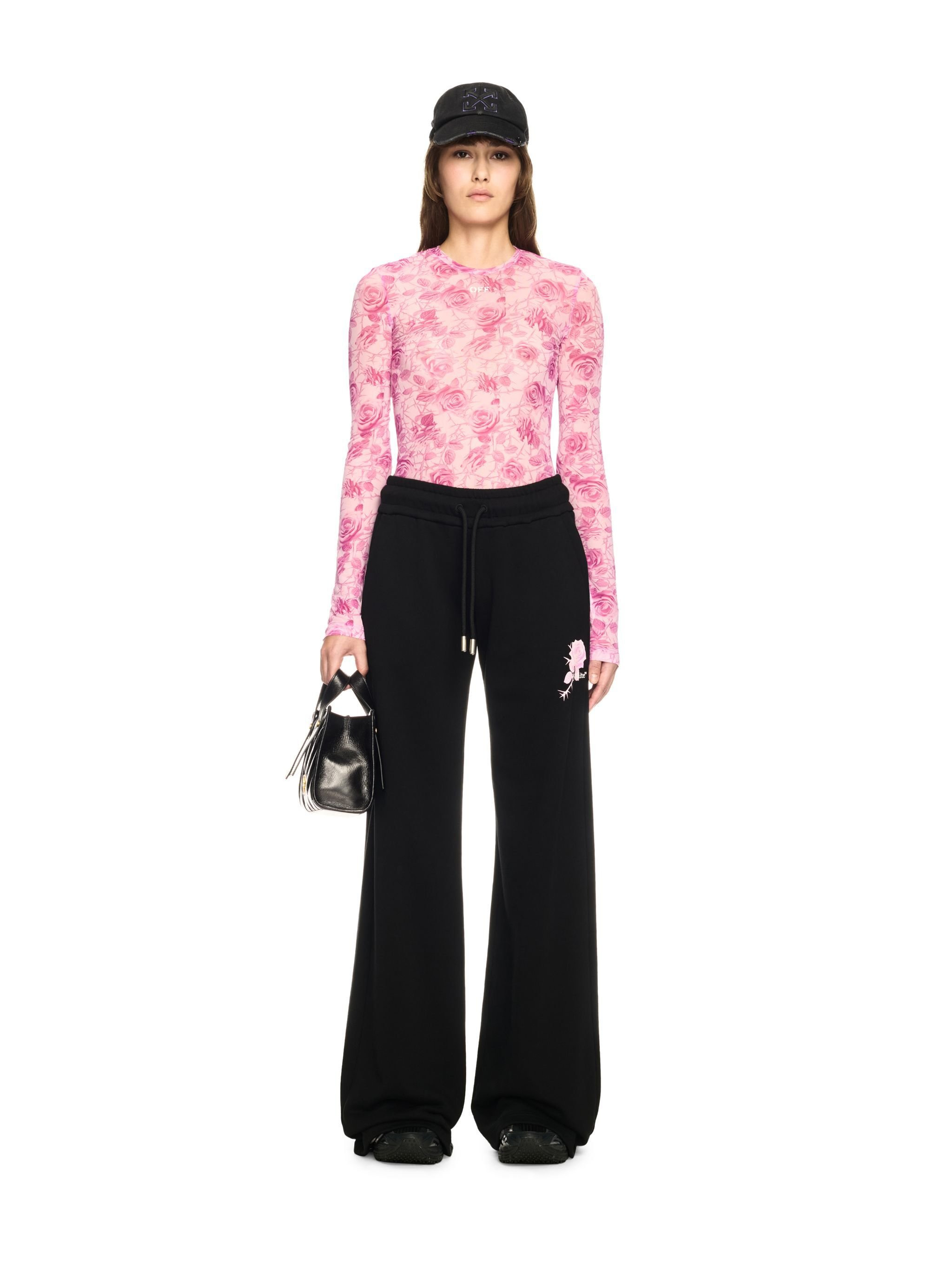 Pink Stamp Roses Top - 3