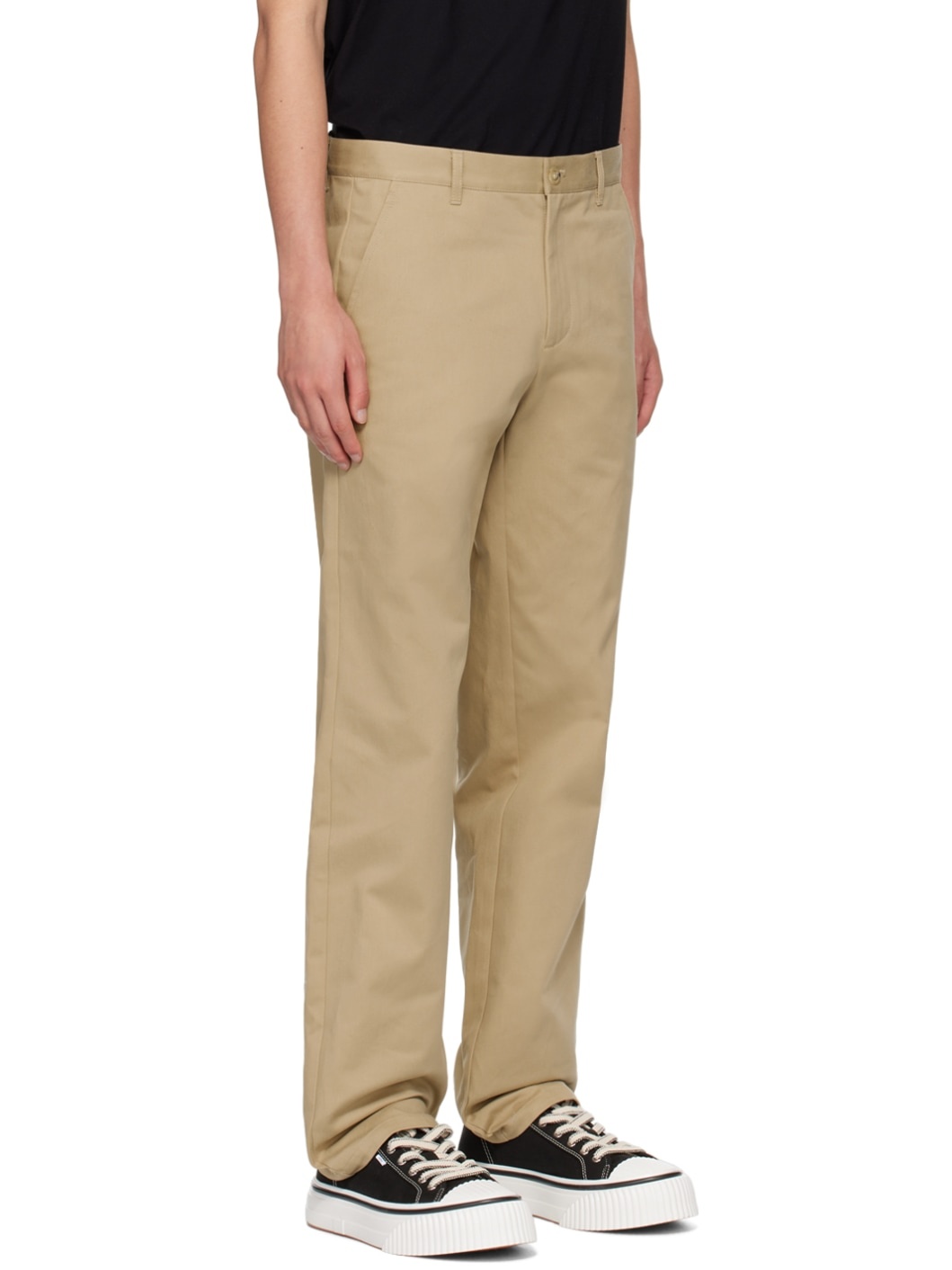 Beige Ville Trousers - 2