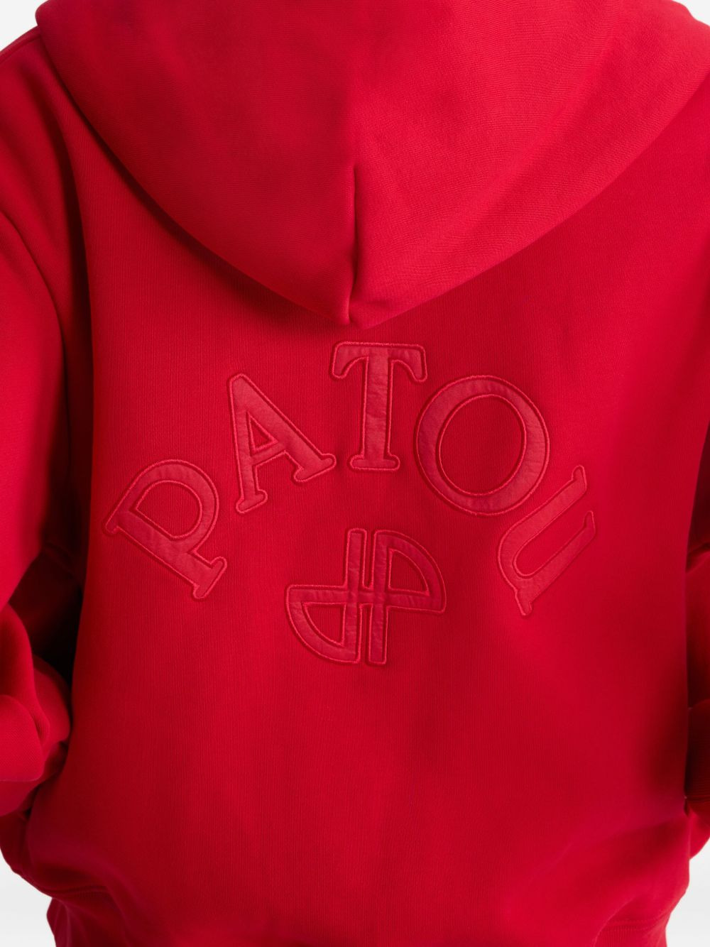logo-embroidered zip-up hoodie - 5