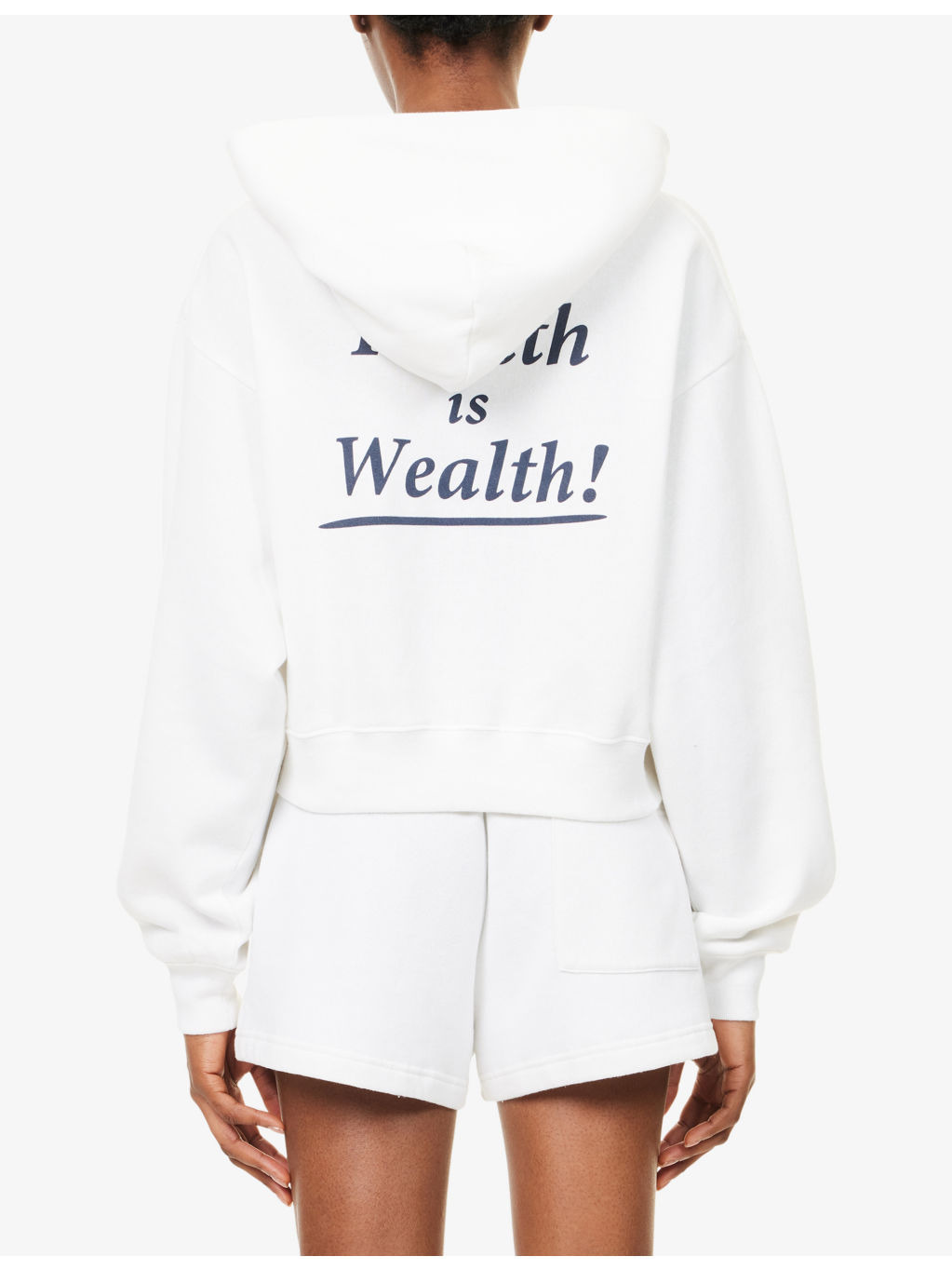 Logo-Print Relaxed-Fit Cotton-Blend Hoody - 4