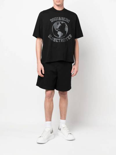 DSQUARED2 logo-print short-sleeved T-shirt outlook