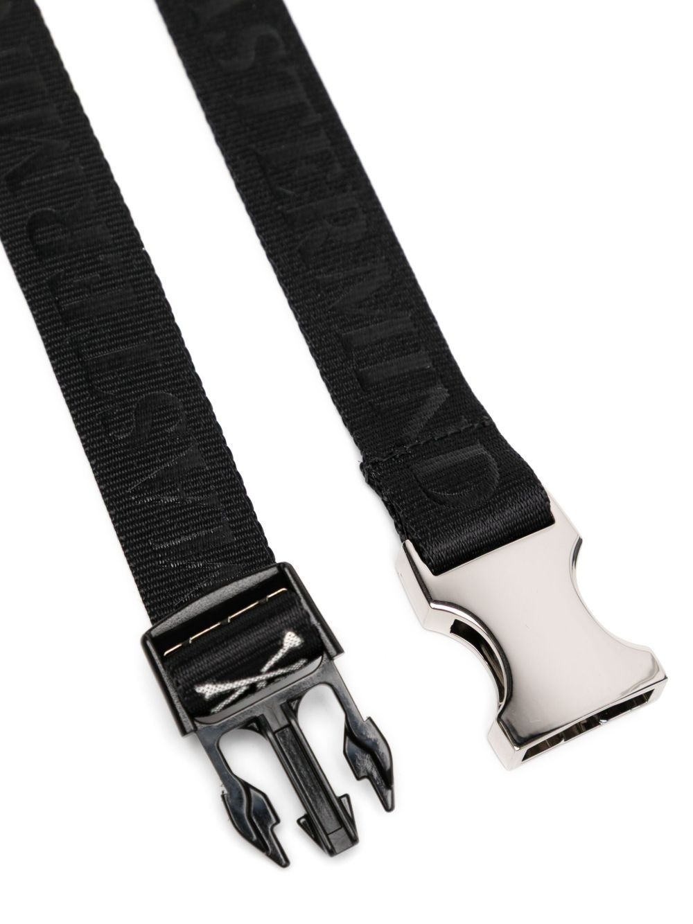 logo-print belt - 2