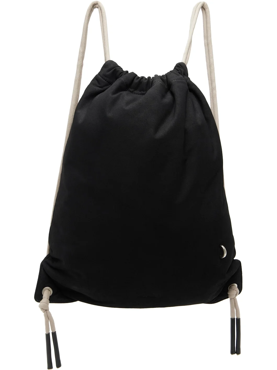 Black Tower Drawstring Backpack - 1
