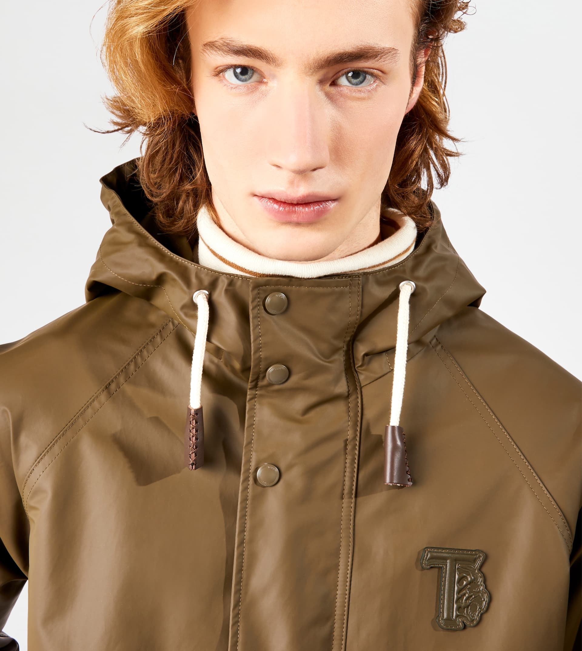 RUBBERIZED PARKA - GREEN - 5