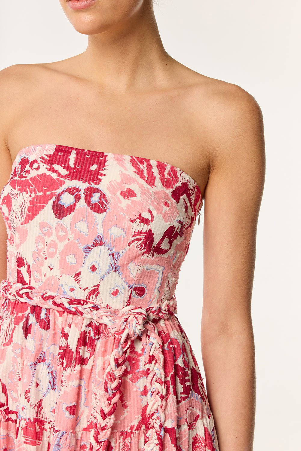Bandeau Dress Christine - Pink Pencilleo - 3