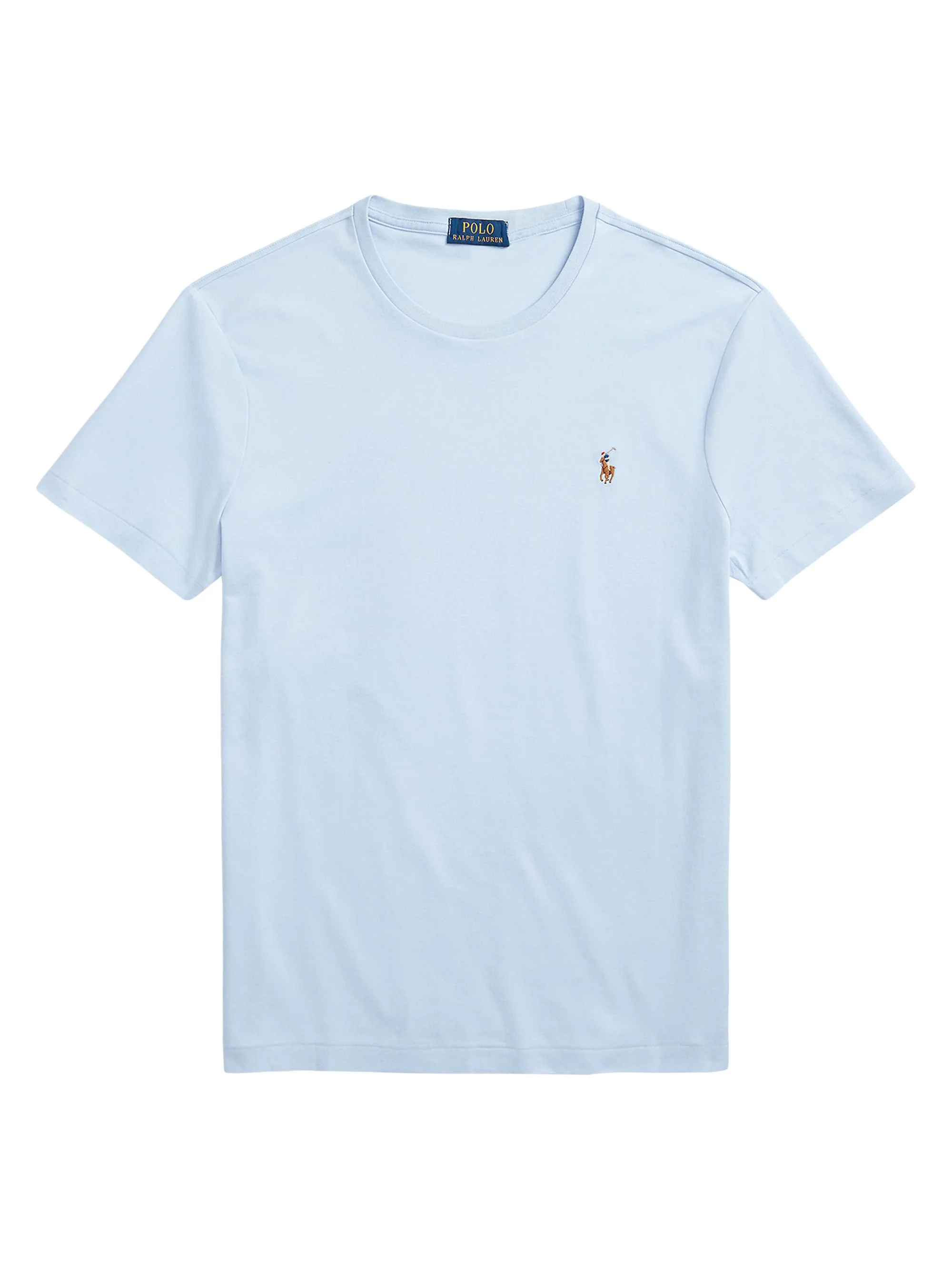 Men's Cotton Crewneck T-Shirt - Office Blue - 1