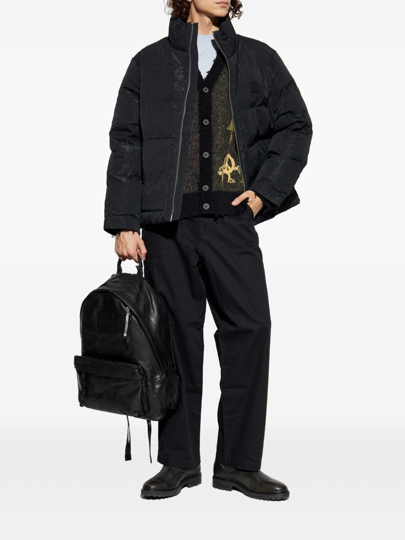 ALLSAINTS crinkled puffer jacket outlook