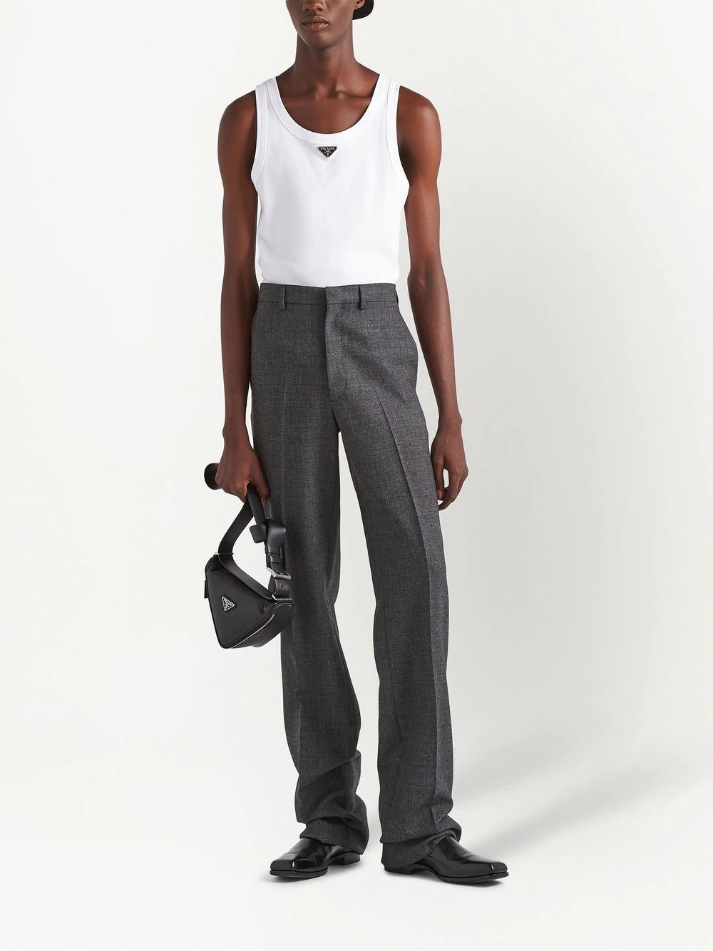 logo plaque tank top - 2