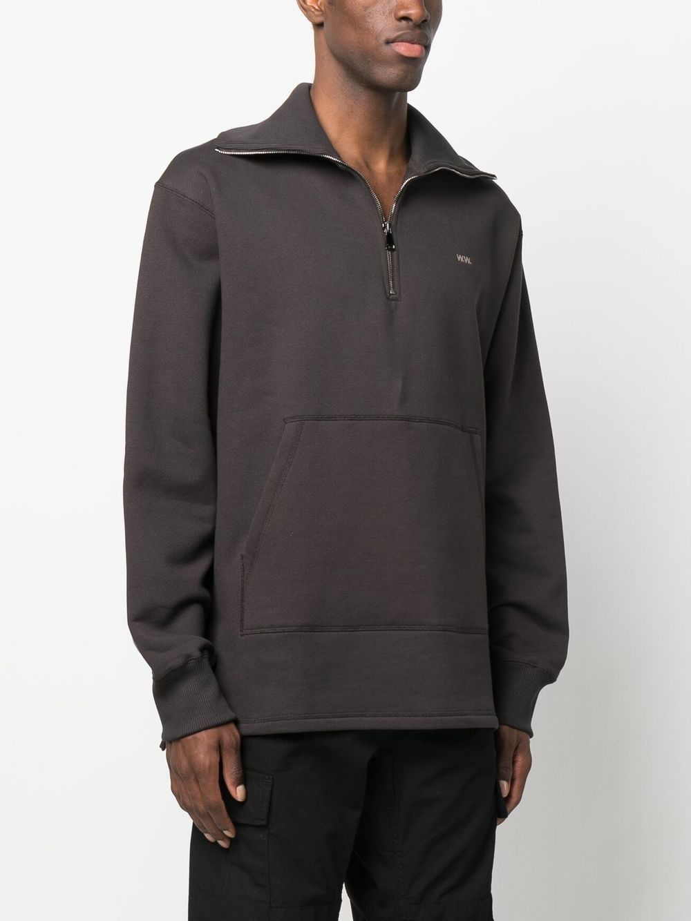 long-sleeve cotton sweatshirt - 3