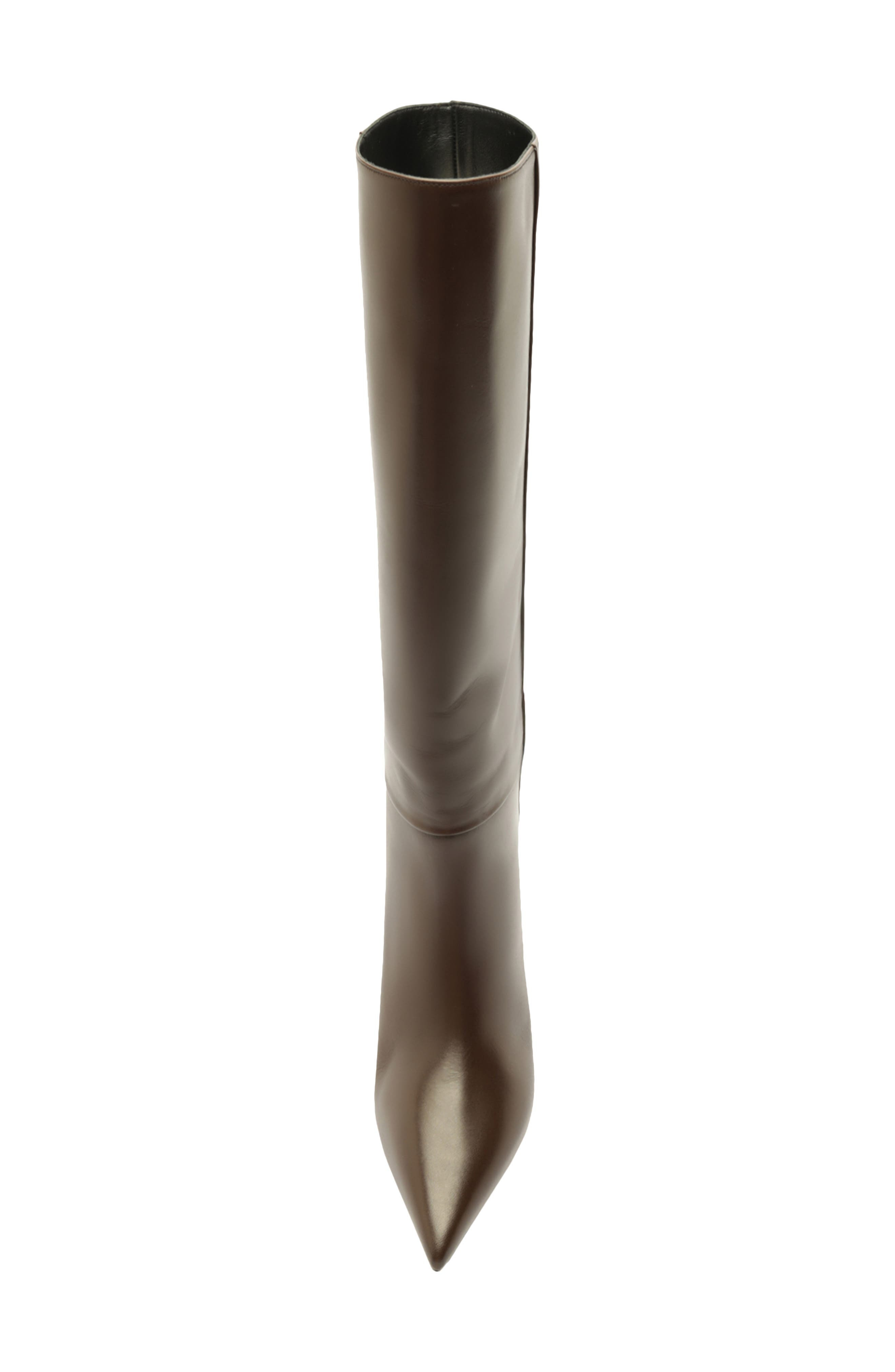 Alexandre Birman Brena Pointed Toe Knee High Boot in Brown at Nordstrom - 5