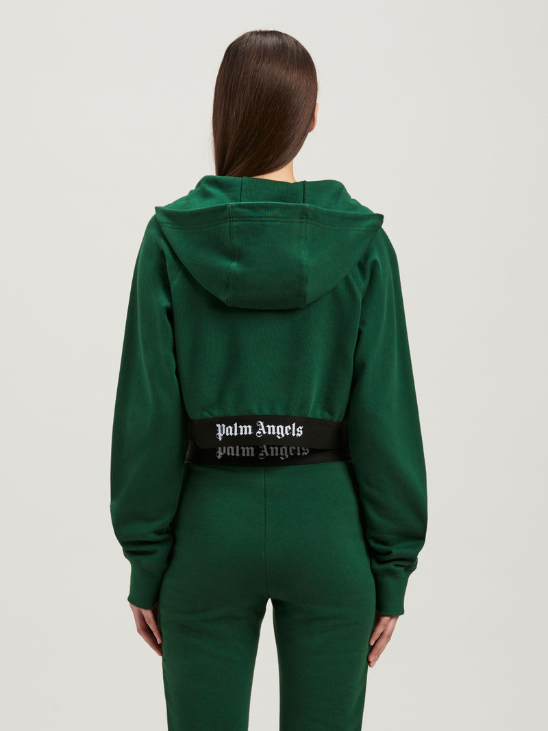 Logo Tape Zipped Hoodie 5