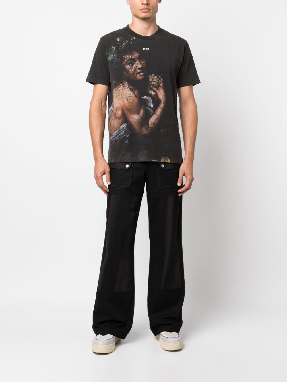 Bacchus-print cotton T-shirt - 2