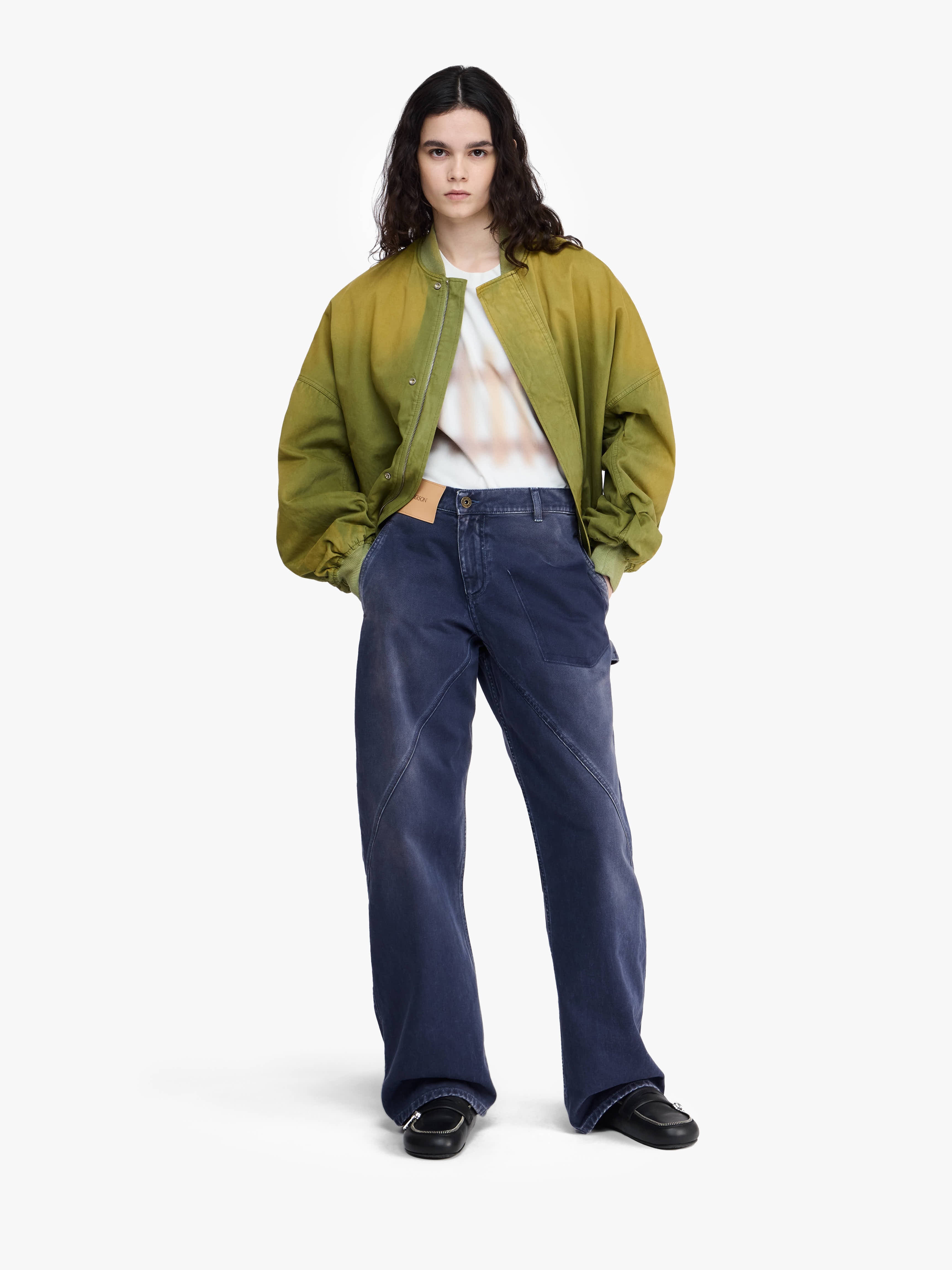 RELAXED COTTON BOMBER JACKET - 2