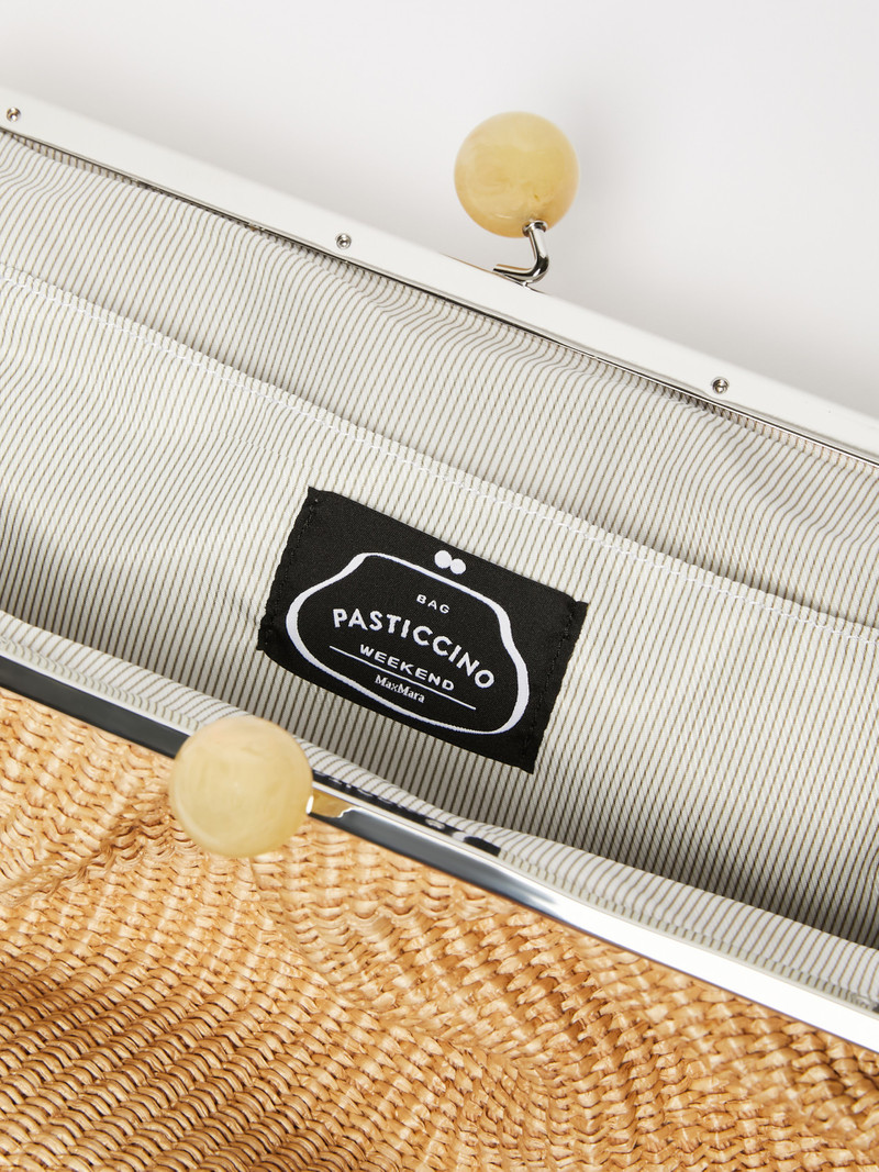 NABARRO Large raffia-look Pasticcino Bag 6
