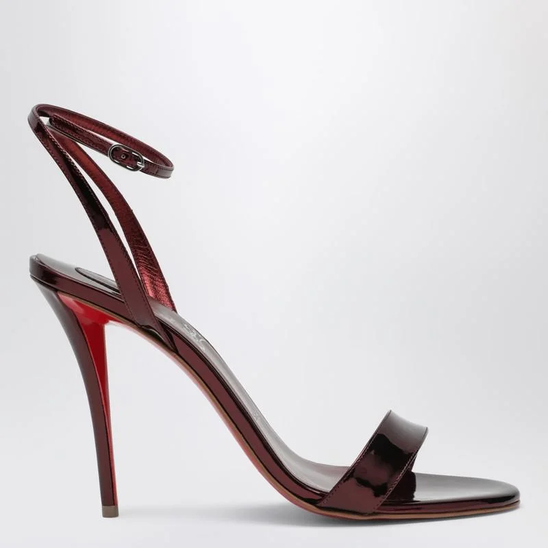 Christian Louboutin Brown Palio Miss Z High-Heeled Sandals - 1