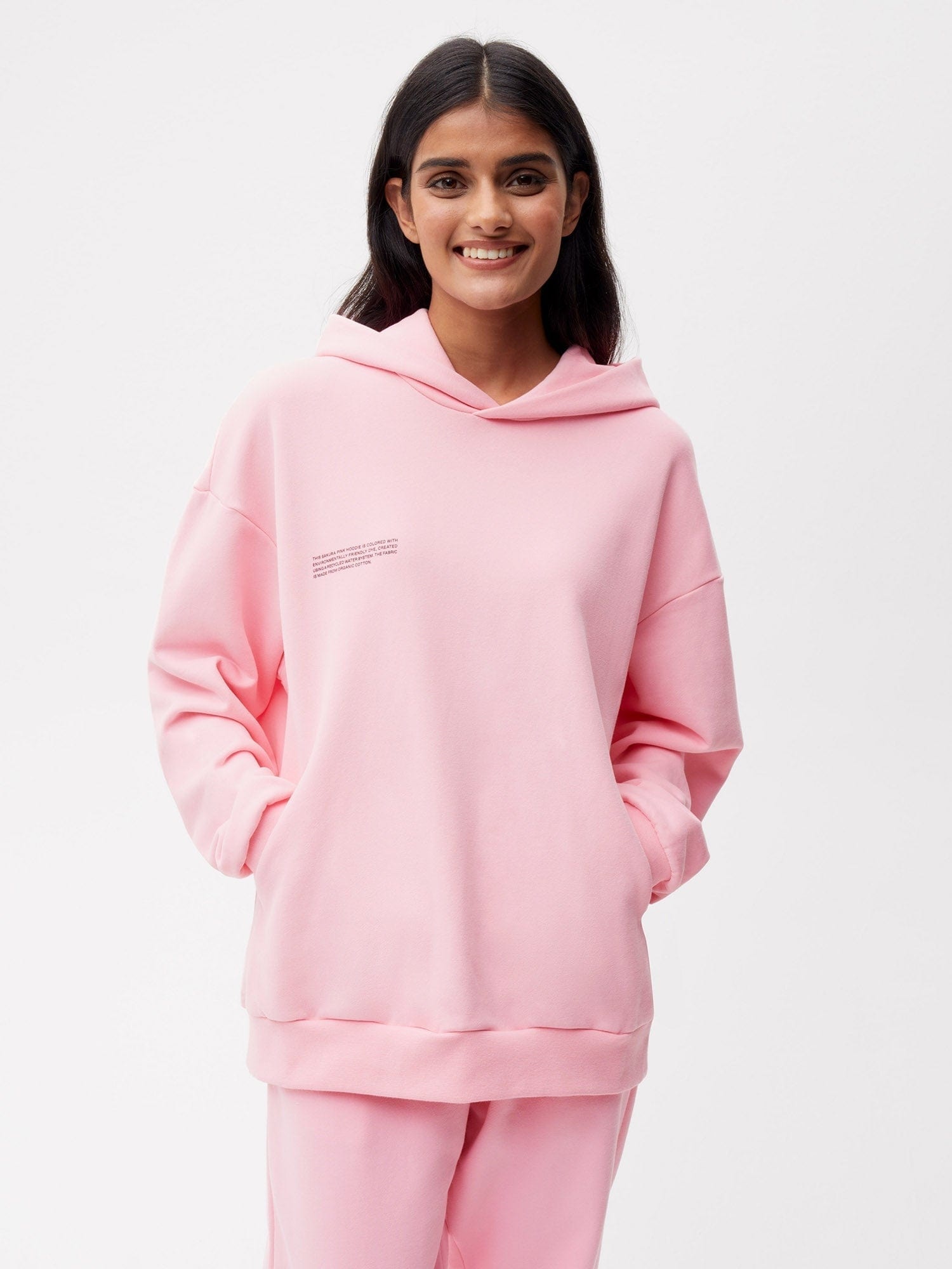 Womens 365 Midweight Hoodie - Sakura Pink - 2