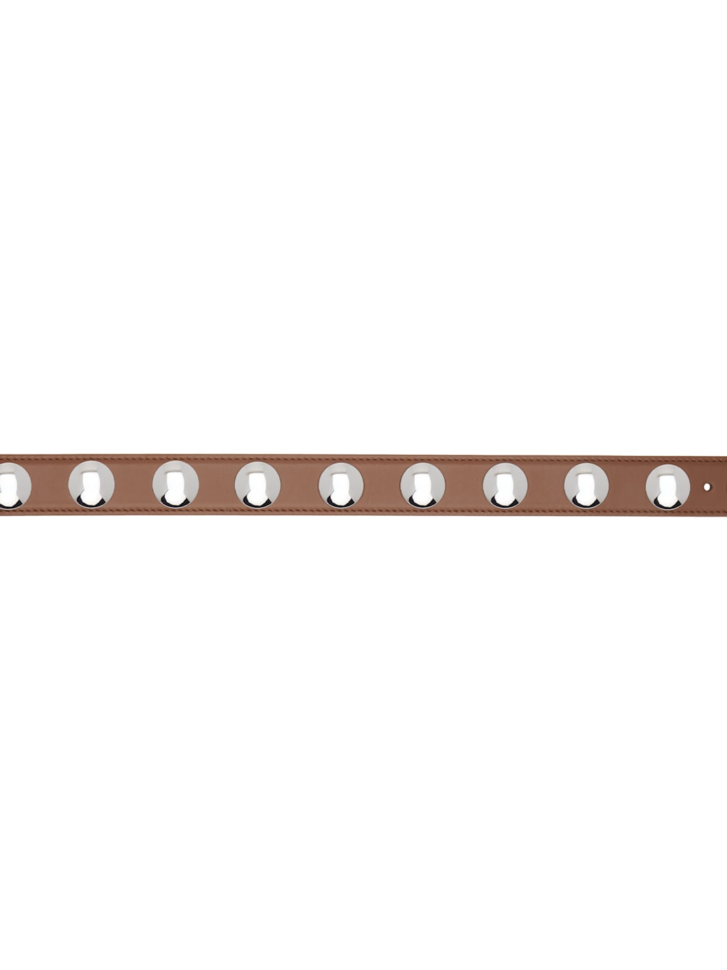 Tan Benny With Studs Belt - 2