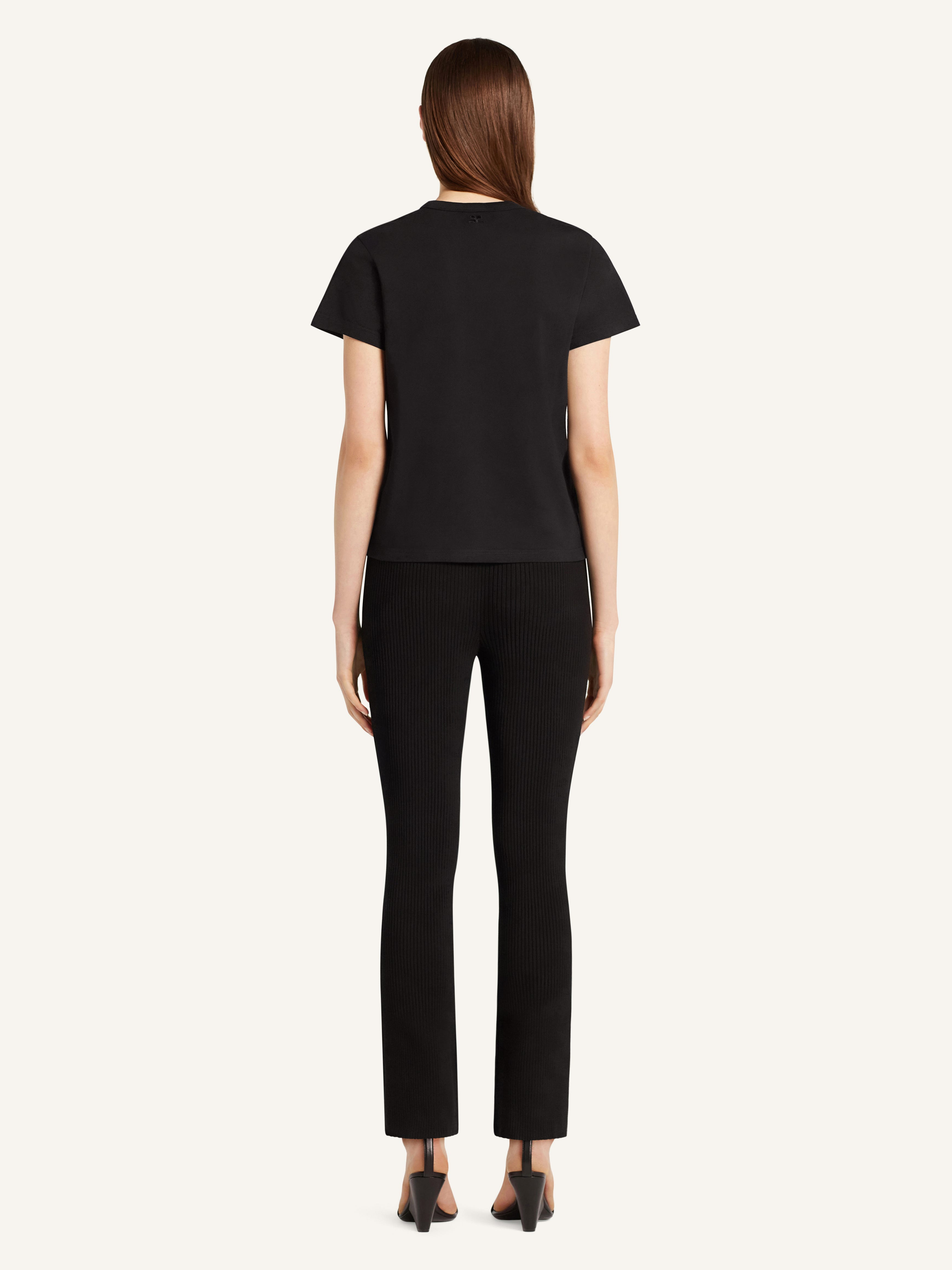 2-POCKET RIB KNIT PANTS - 4