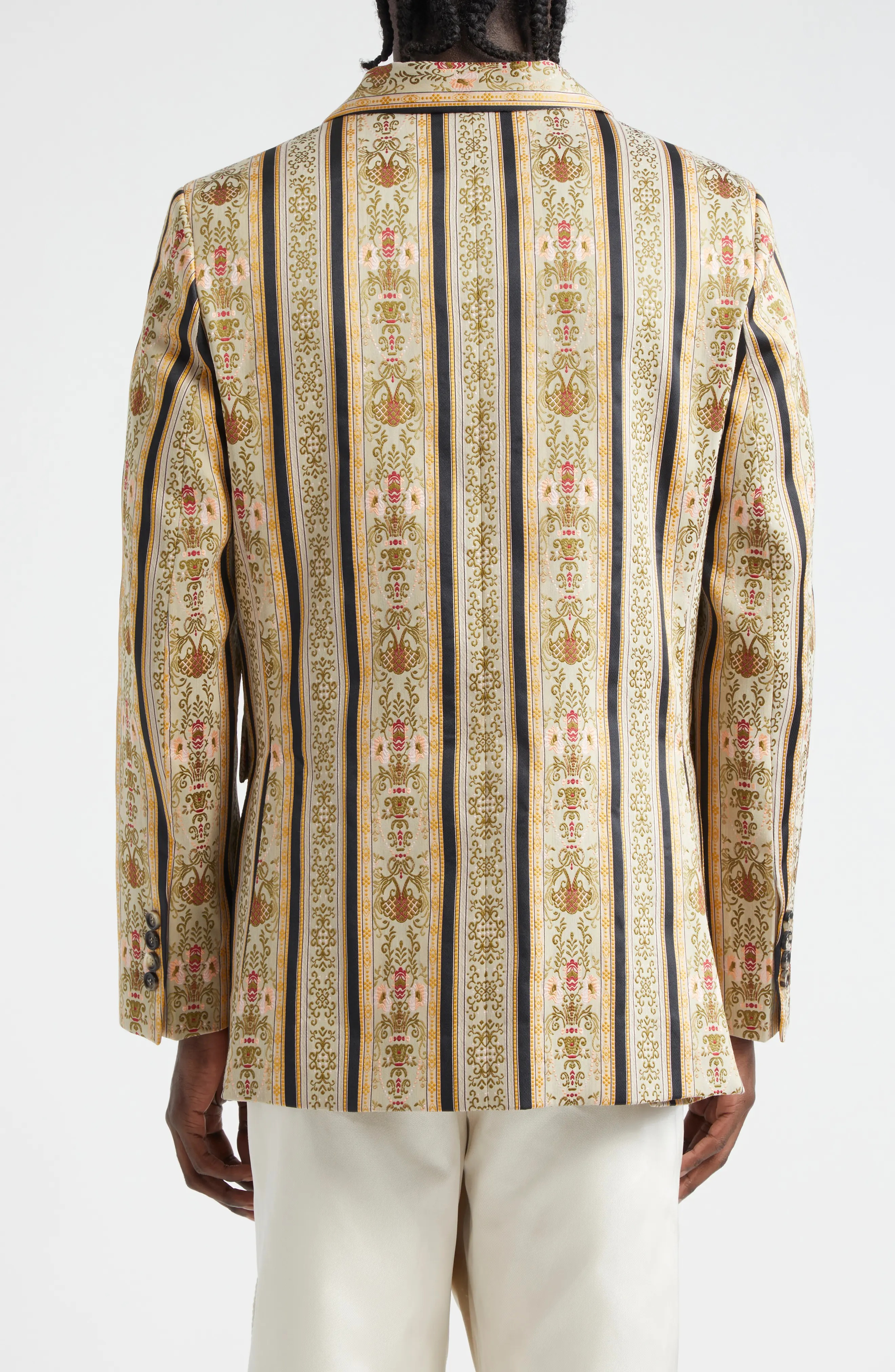 Floret Brocade Sport Coat - 2