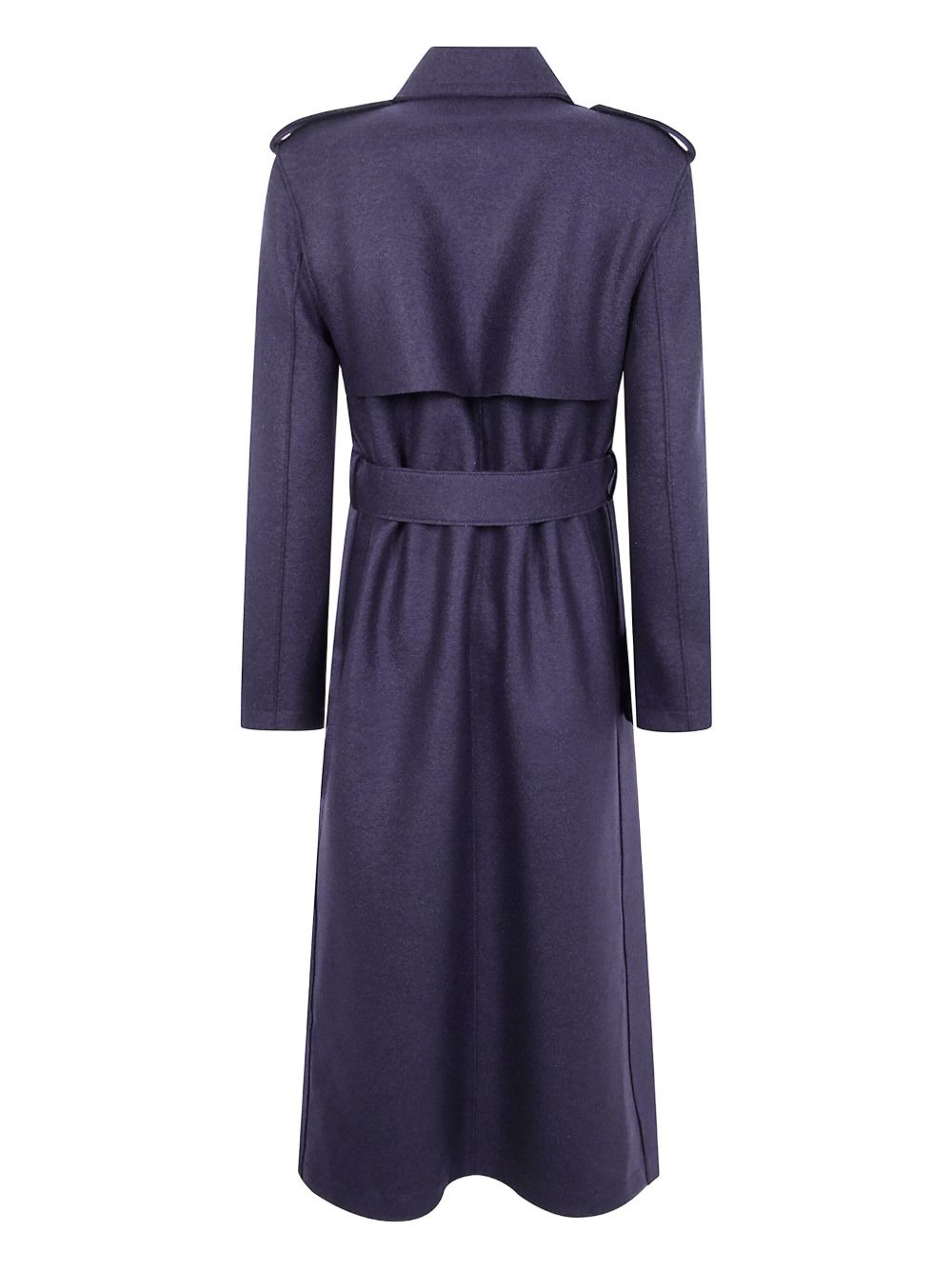 belted wool coat - 2