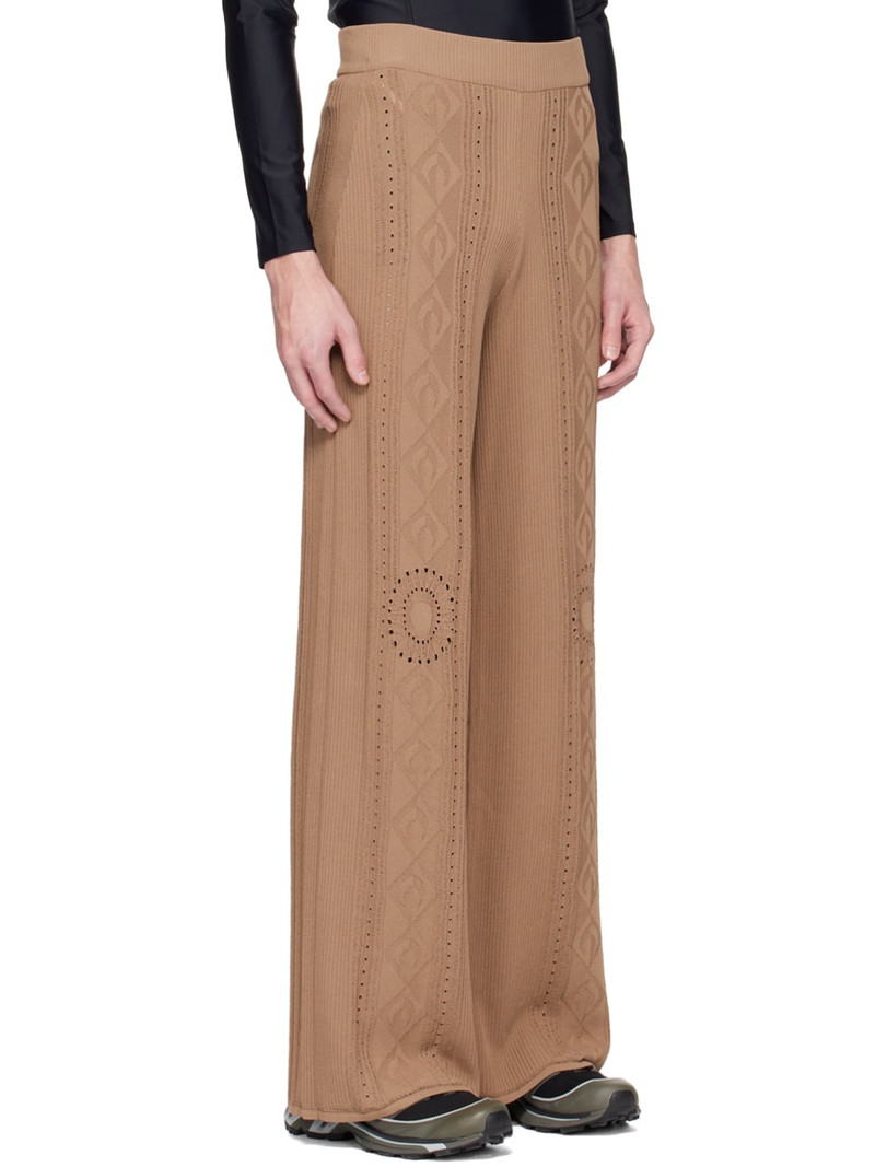 Beige Distressed Lounge Pants 2