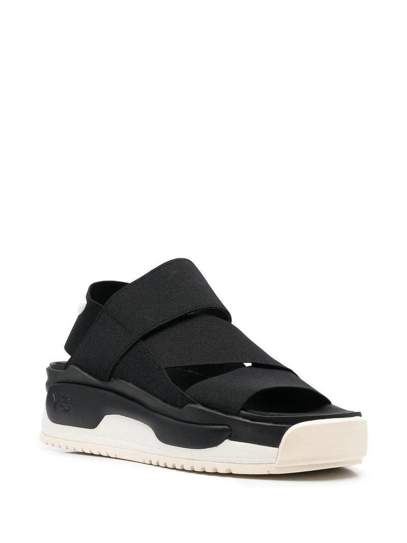 Y-3 Hokori wedge sandals outlook