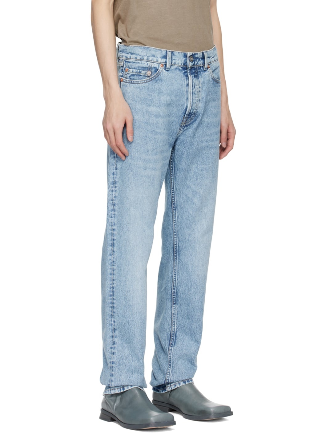 Blue First Cut Jeans - 2