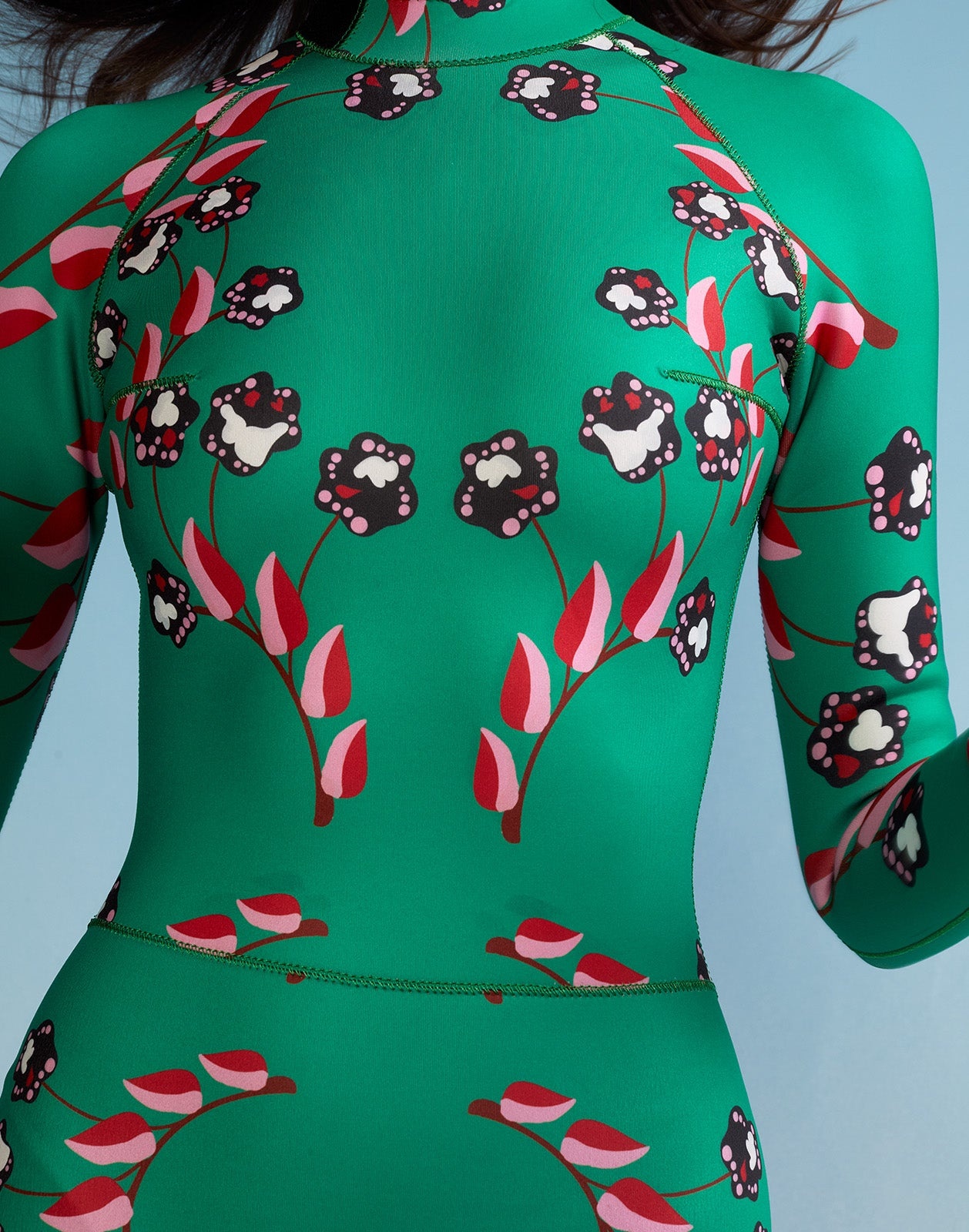 Vine Floral High Cut Wetsuit - 6