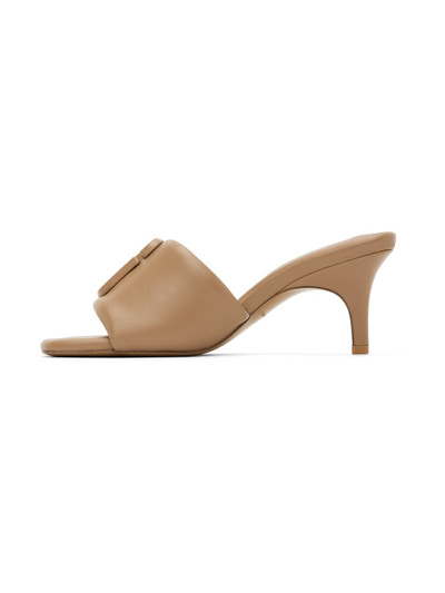 Marc Jacobs Beige 'The Leather J Marc' Heeled Sandals outlook