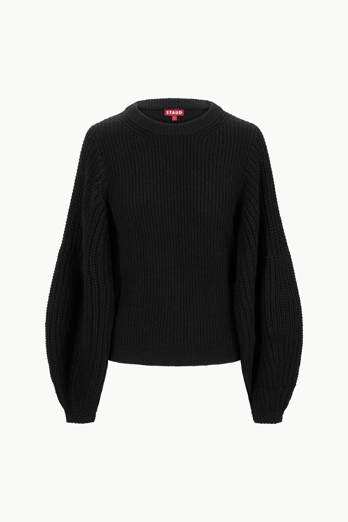 STAUD AURA SWEATER BLACK - 1