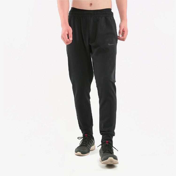 Men's Nike Knit Breathable Bundle Feet Lacing Sports Pants/Trousers/Joggers Black BV4453-010 - 2