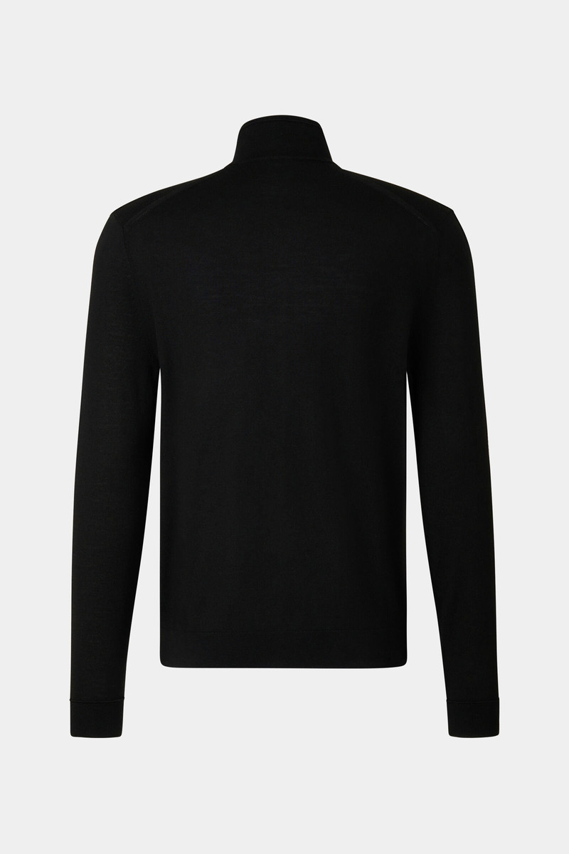 BOGNER Knit jacket Oscar in Black outlook