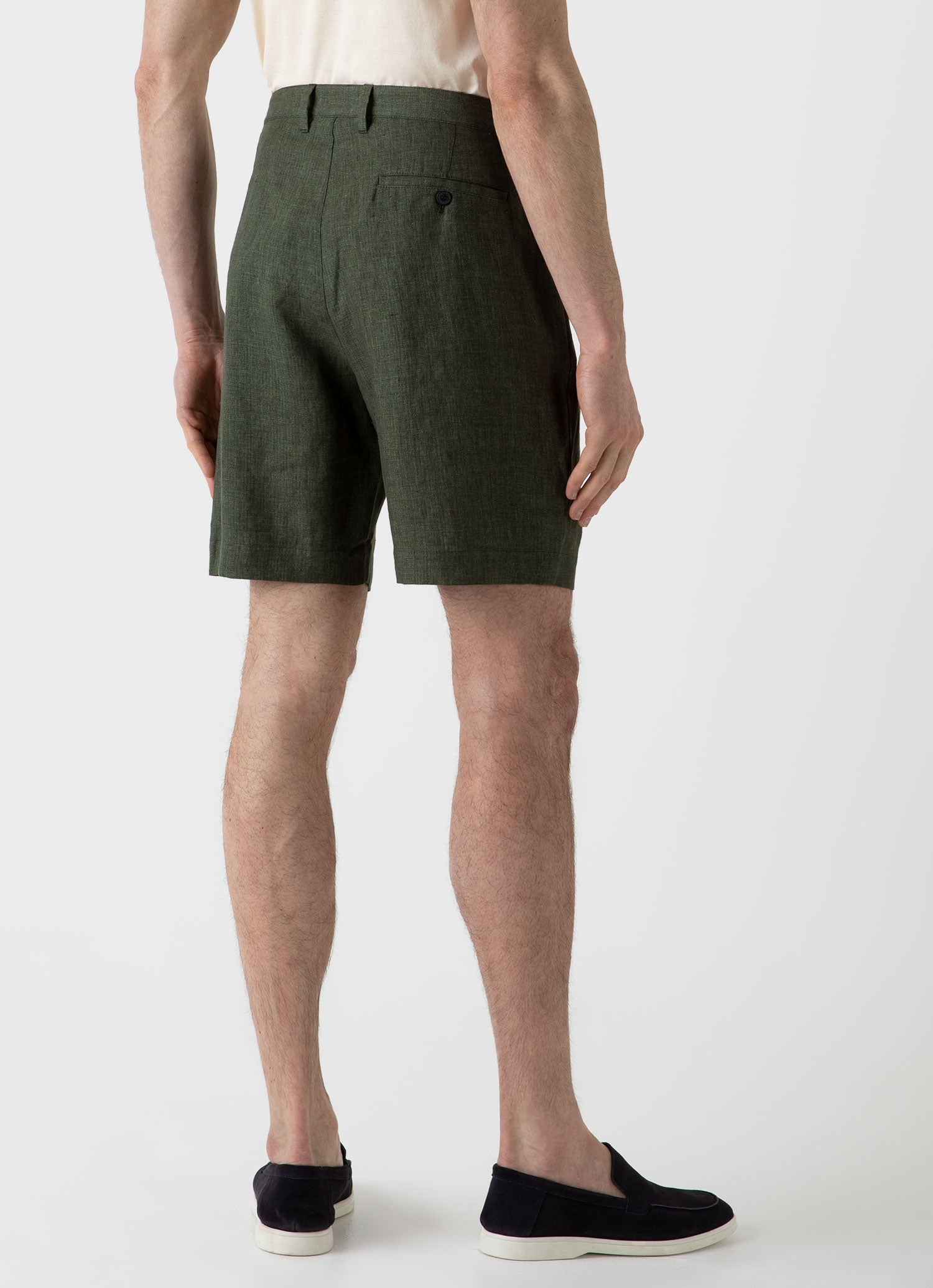 Pleated Linen Short - 4