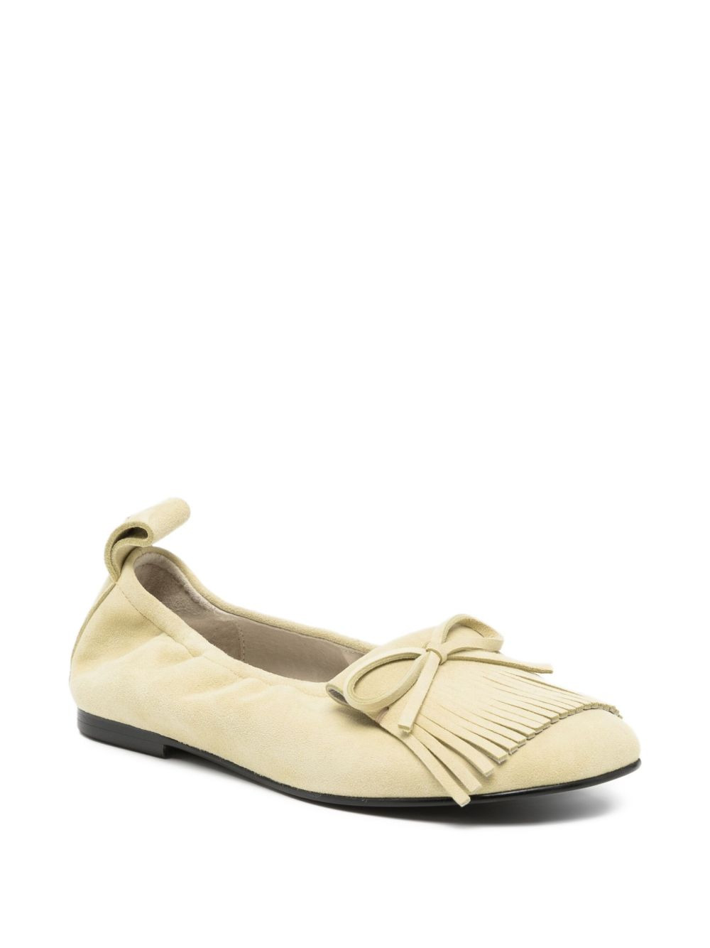 Bun suede flats - 2