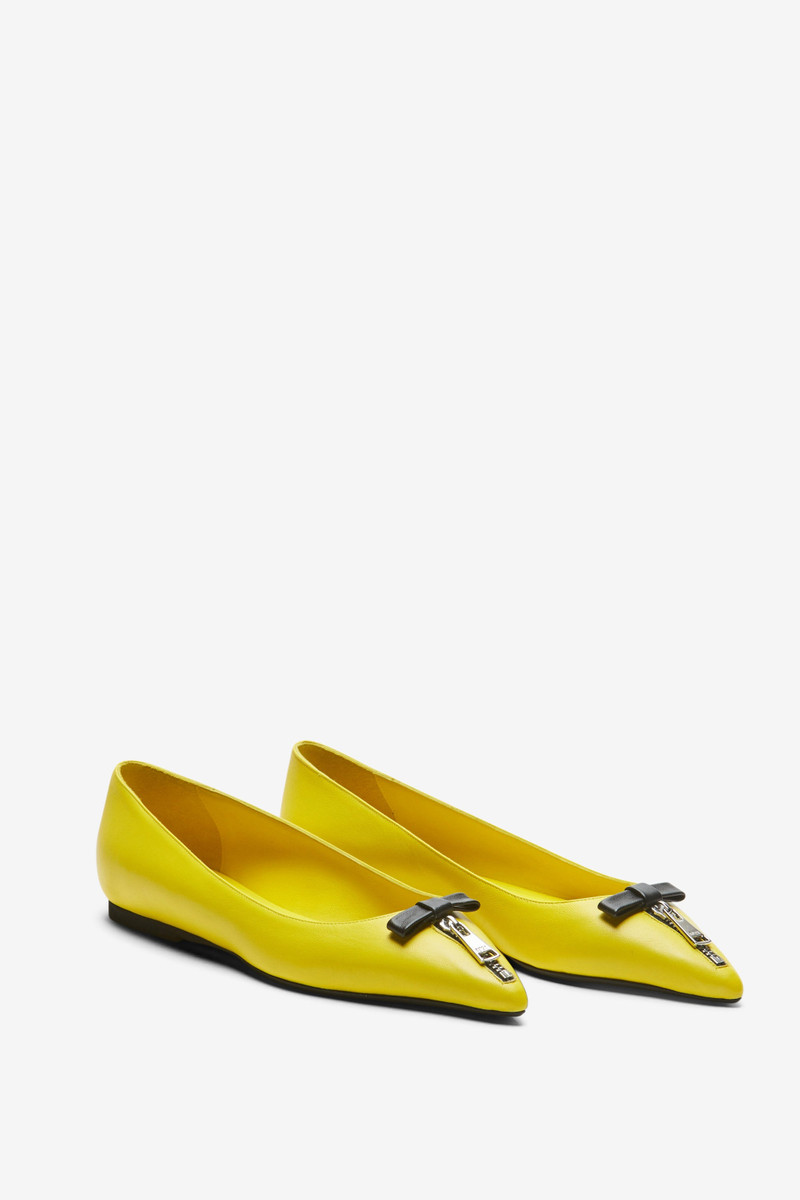 N°21 ZIP-DETAIL BALLET PUMPS outlook