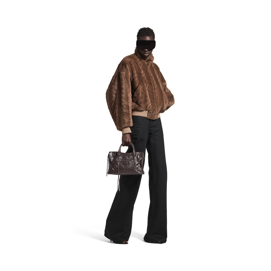 Women's Le City Bag Small in Espresso - 7